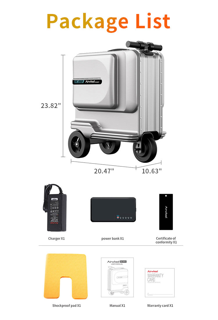 Airwheel-SE3-T-Riding-Suitcase-Included-Items-Packing-Details-Mobile