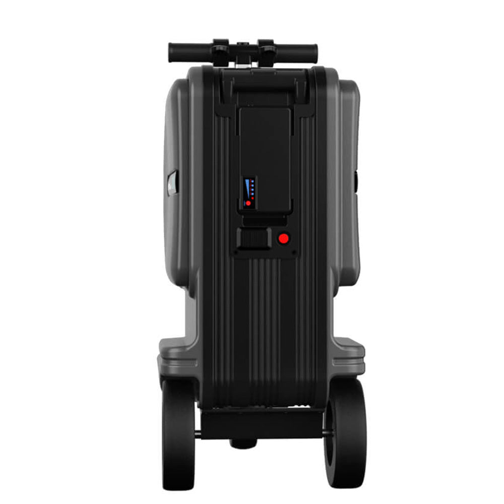 A smart carry-on suitcase Airwheel SE3 smart rideable suitcase that carrys  you